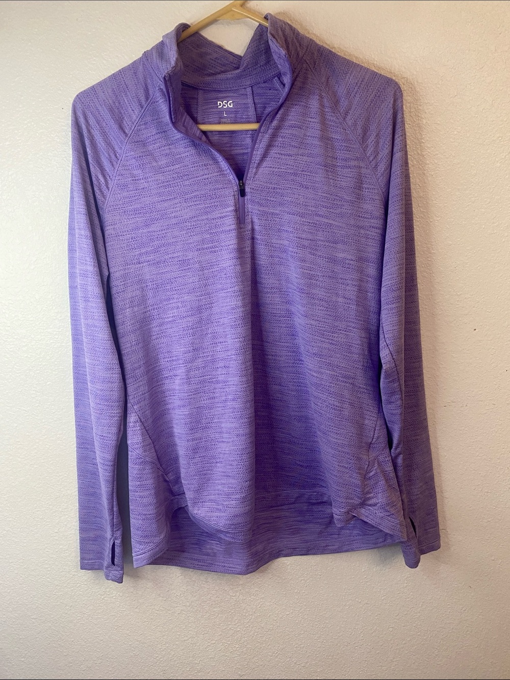 DSG Lavender Heather Quarter-Zip Pullover